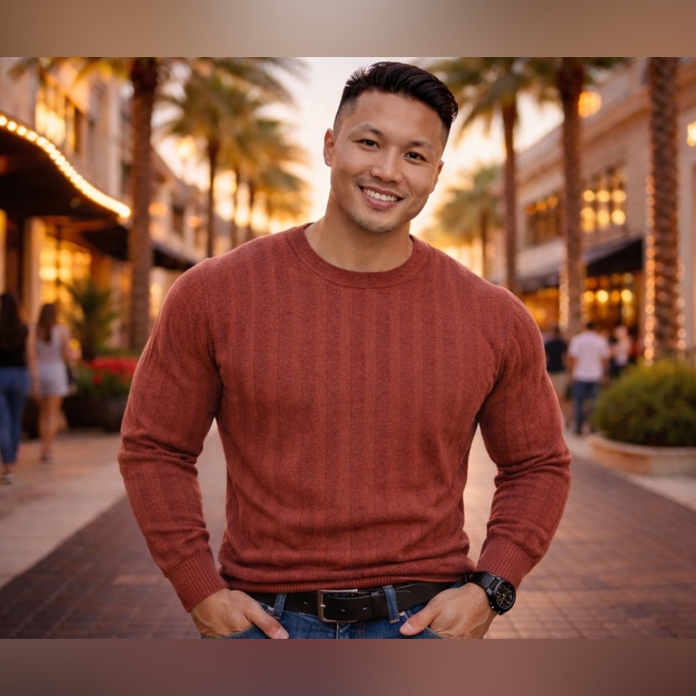 Men's Rust Sweater
